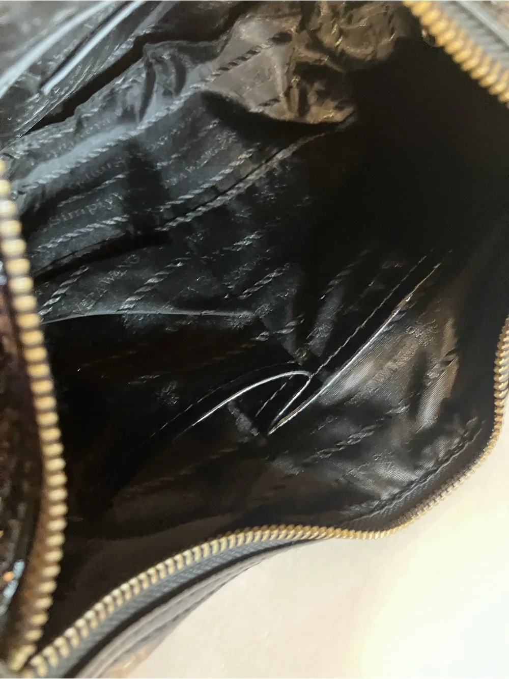 Simply Vera Vera Wang Bronze Black Croc Hobo Bag Metallic
